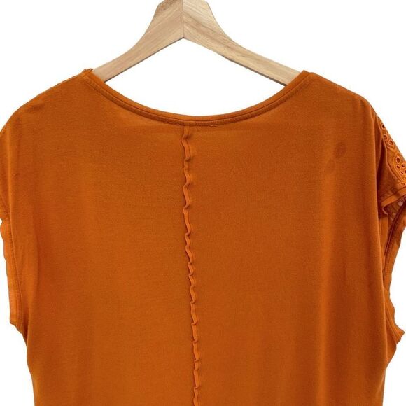 Cortefiel Lace Eyelet Top - Picture 6 of 7